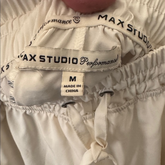 Max Studio Performance Drawstring Track Pants Size Medium - Picture 7 of 7